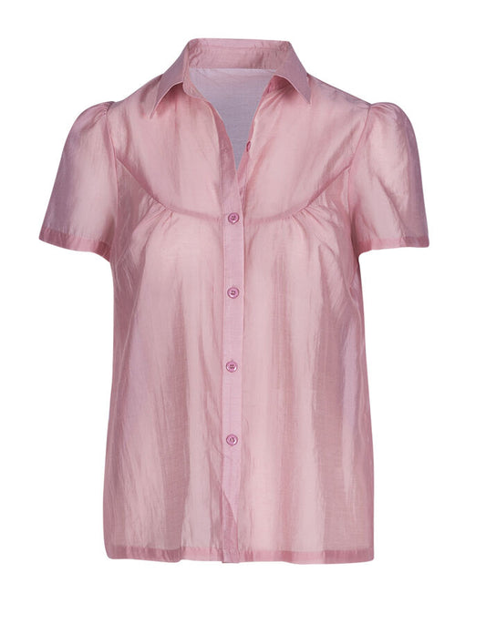 CAMICIA BELLE TENCEL ROSA ANONYME DESIGNERS