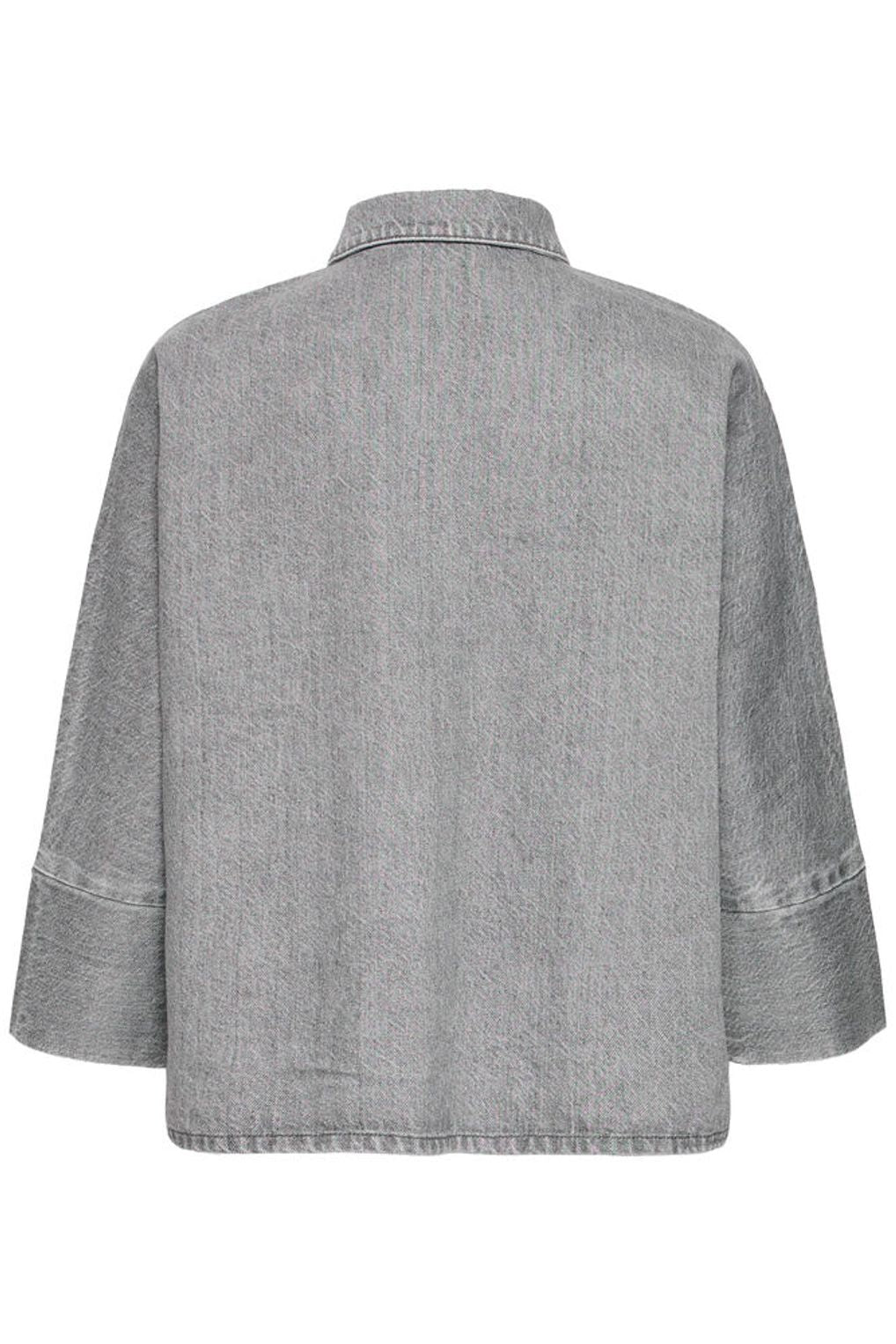 CAMICIA DENIM GRIGIO BYKIMU SHIRT B.YOUNG