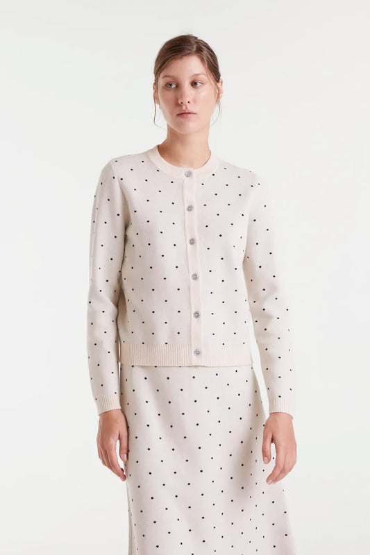 CARDIGAN MINI POIS NERI COMPANIA FANTASTICA