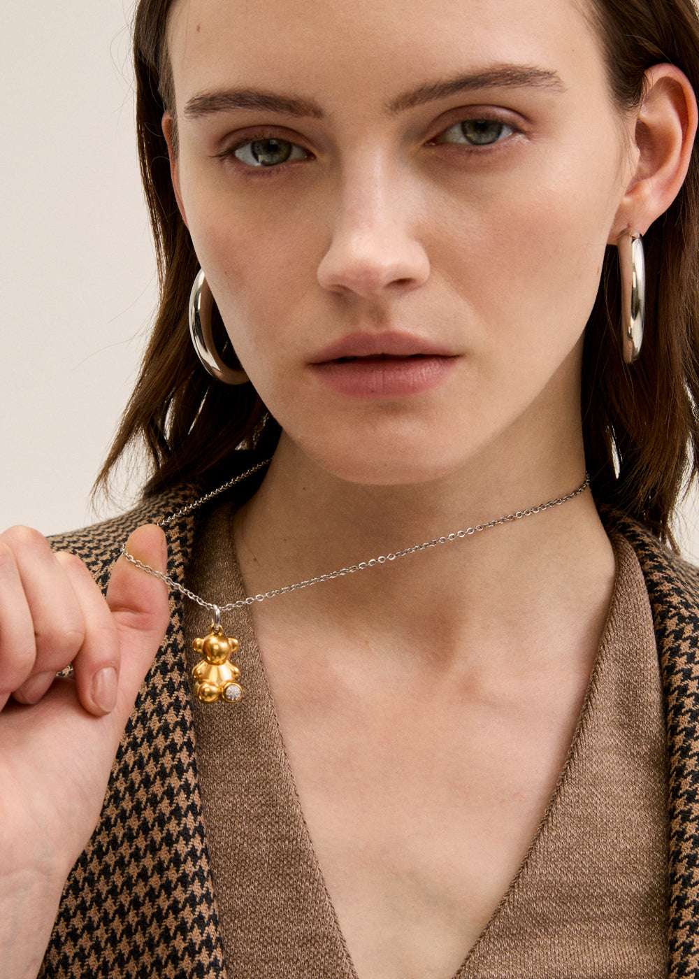 COLLANA CIONDOLO TEDDY ACC.INO. ORO NALÍ