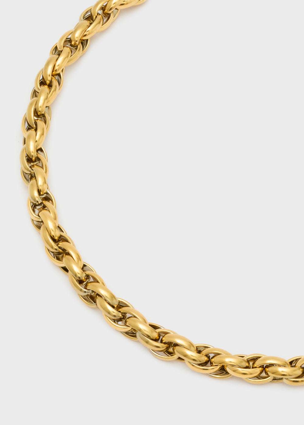 COLLANA BIG CHAIN ACC. INOS. PLA. ORO 18 NALÌ