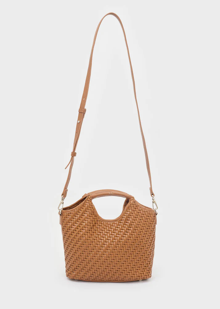BORSA CAMBRIDGE A MANO+TRACOLLA MARRONE NALÌ