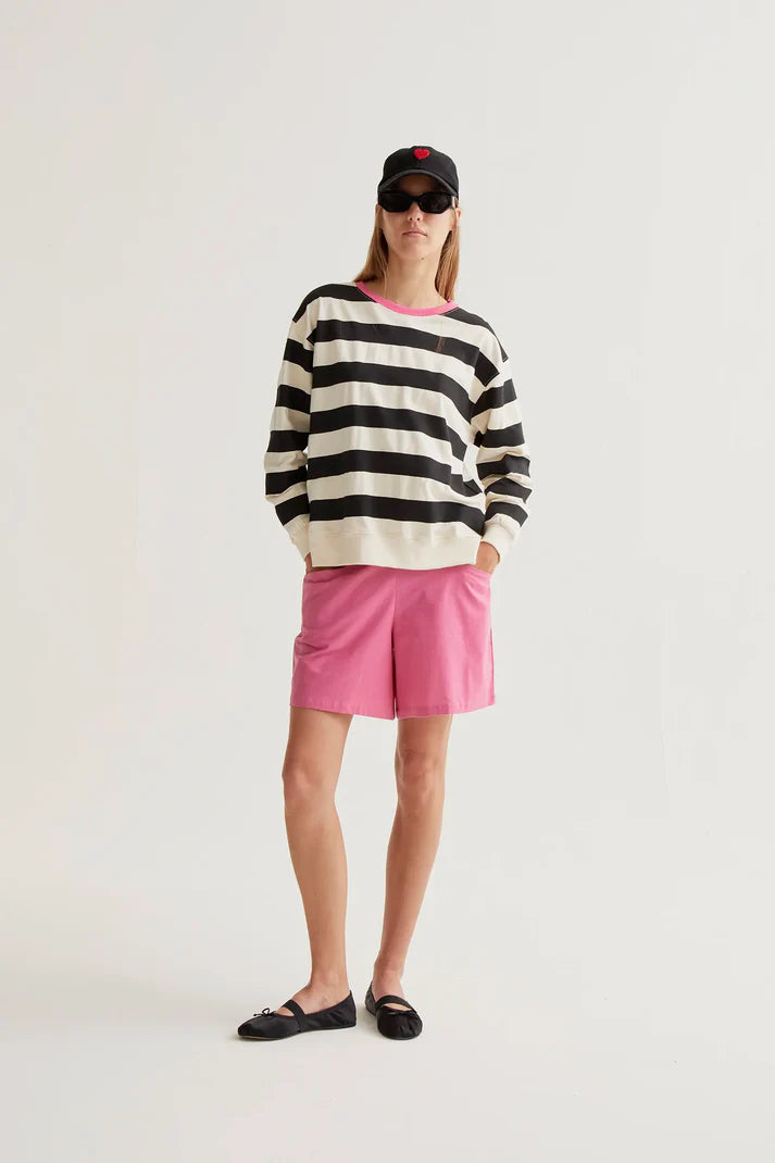 FELPA RIGHE OVERSIZE COMPANIA FANTASTICA