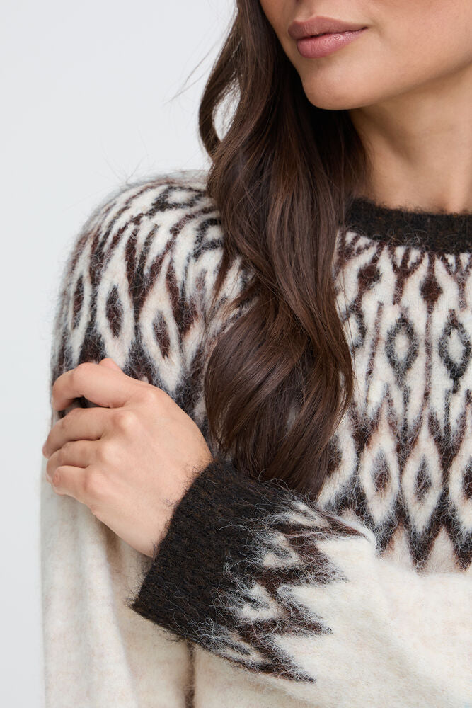 MAGLIA NORVEGESE BIRCH JAVA FAIR ISLAND BYMILOU B.YOUNG
