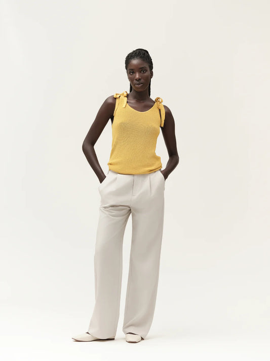 PANTALONE PINCES WHITE WISE