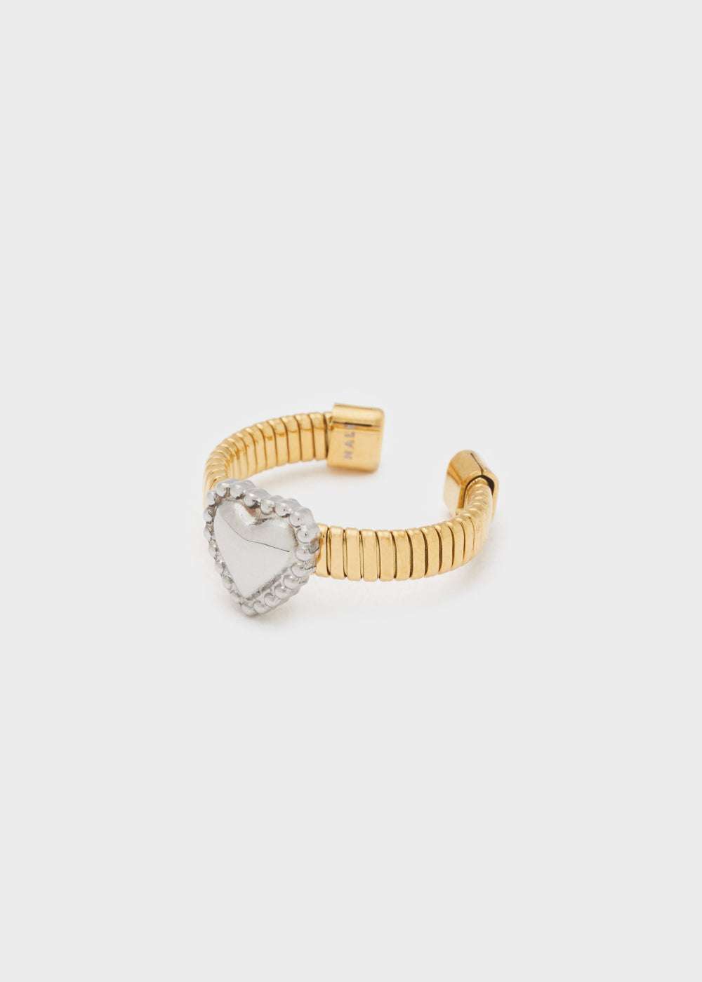ANELLO CUORE ACC.INOS. ORO/ARGENTO NALÍ
