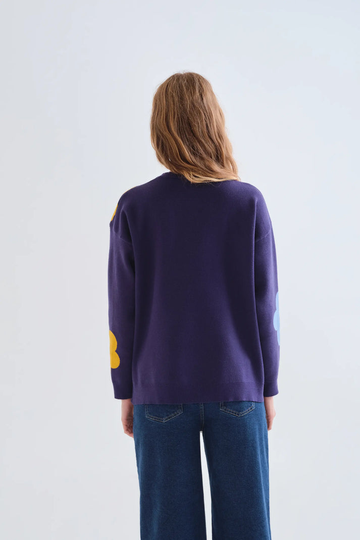 MAGLIA GIROCOLLO JACQUARD EUPHORIA 63C/10212 COMPANIA FANTASTICA