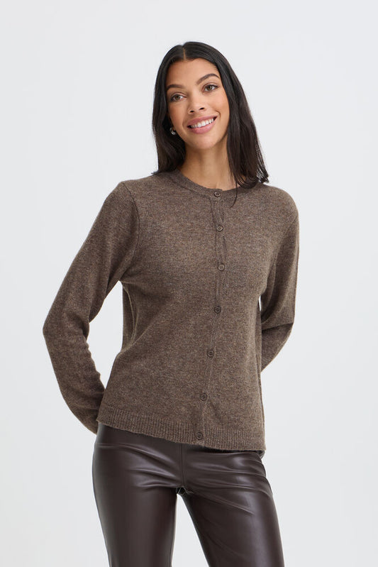 CARDIGAN MISTO CASHMIER JAVA MELANGE BYOSANNA B.YOUNG