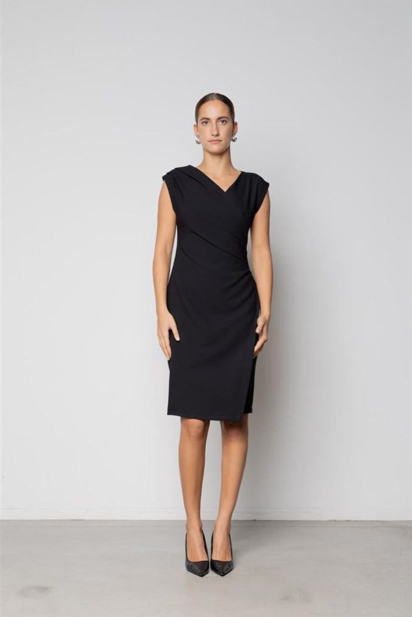 ABITO TUBINO DRAPPEGGI RIETZ002-0001 NERO KAOS