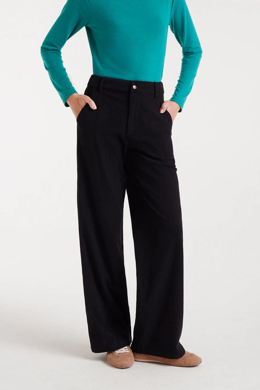 PANTALONE  VELLUTO A COSTE NERO COMPANIA FANTASTICA