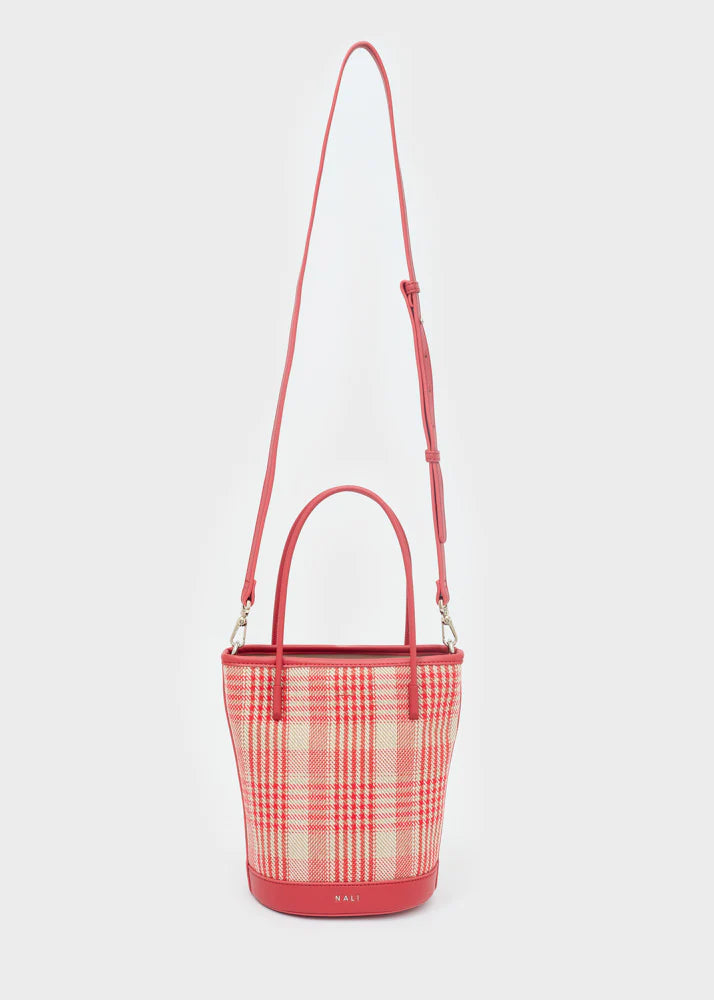 BORSA KASIA BUCKET A MANO ROSSO NALÌ