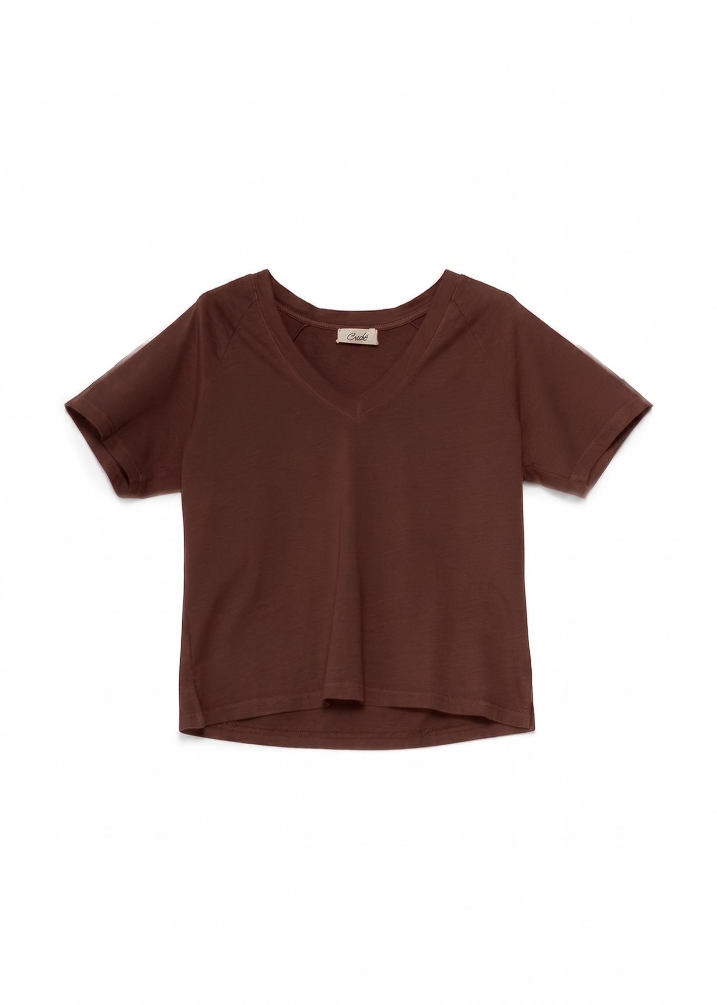 T-SHIRT SCOLLO V CROCHÈ