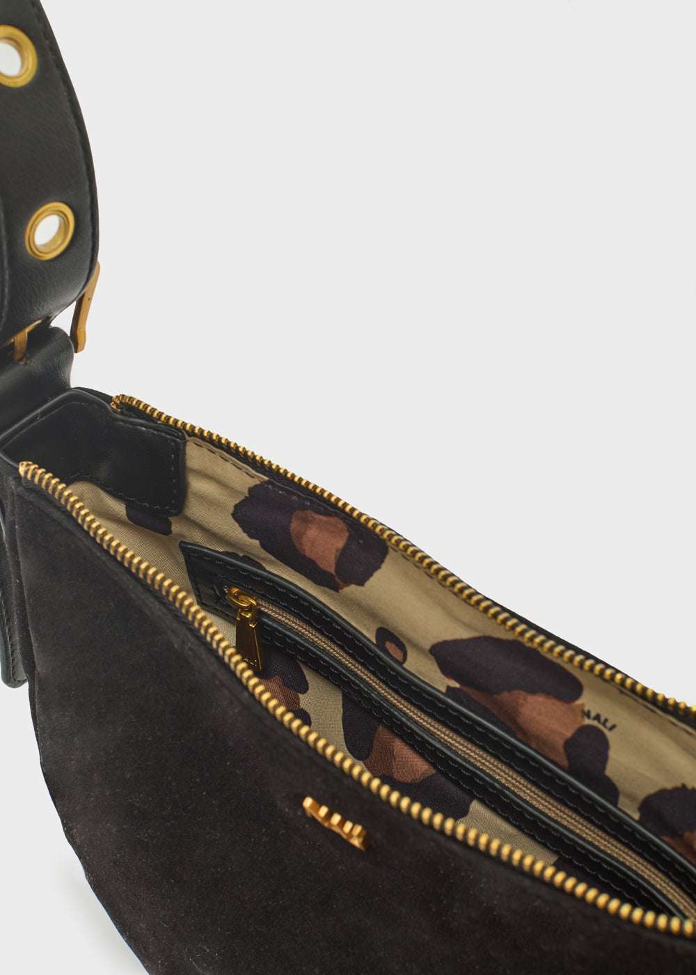 BORSA JOANNE SMALL A SPALLA+BORCHIE NERO NALÌ