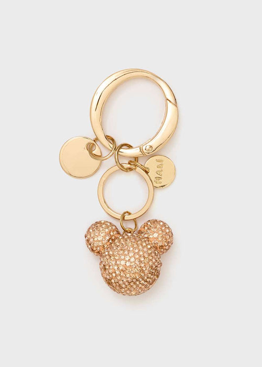 PORTACHIAVI MICKEY PIETRE ORO NALÌ