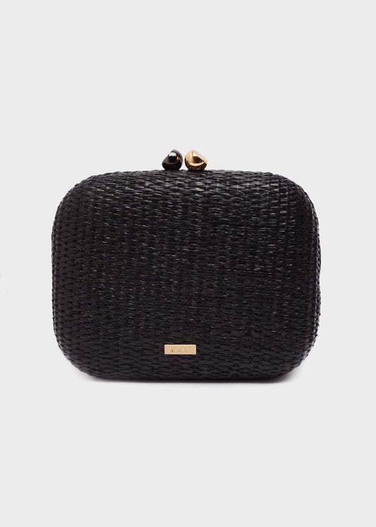 CLCLUTCH KARA RAFIA NERA NALÌ