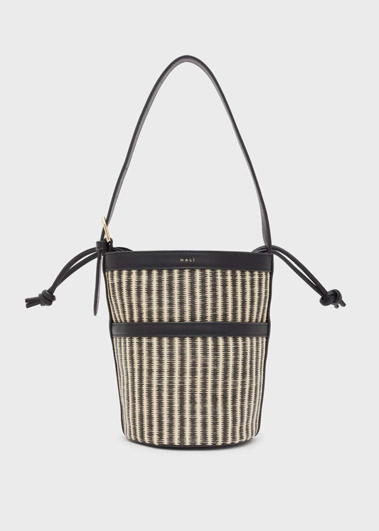 BORSA ROMY PAGLIA NERO NALÌ