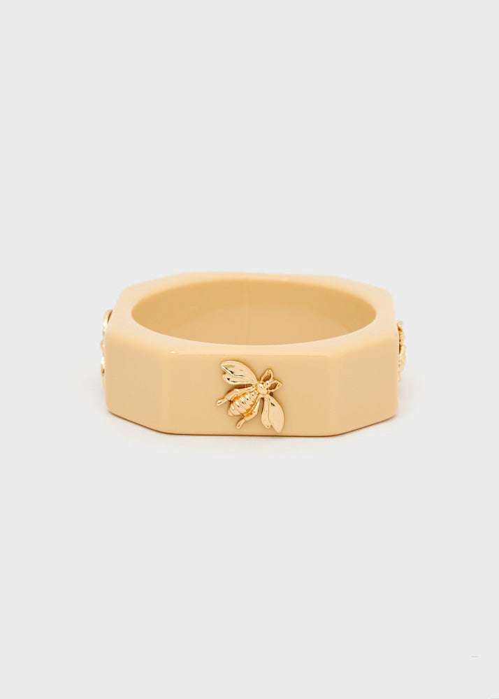 BRACCIALE BEE RIGIDO BEIGE NALÍ