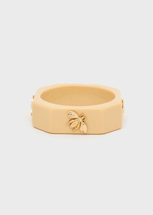 BRACCIALE BEE RIGIDO BEIGE NALÍ