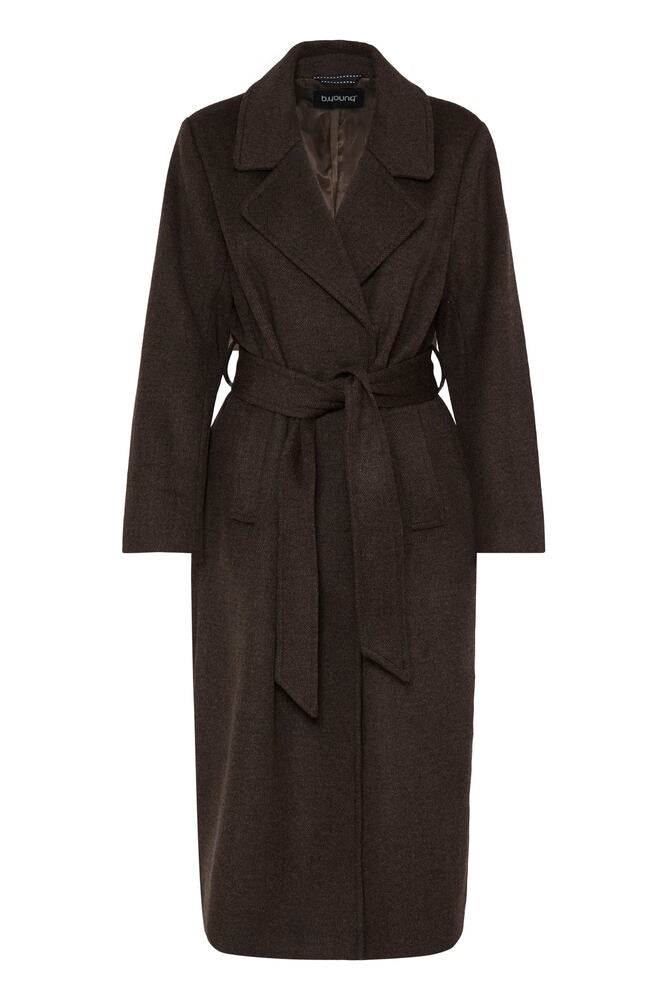 CAPPOTTO LUNGO MISTO LANA JAVA MÉLANGE BYABONNETB.YOUNG