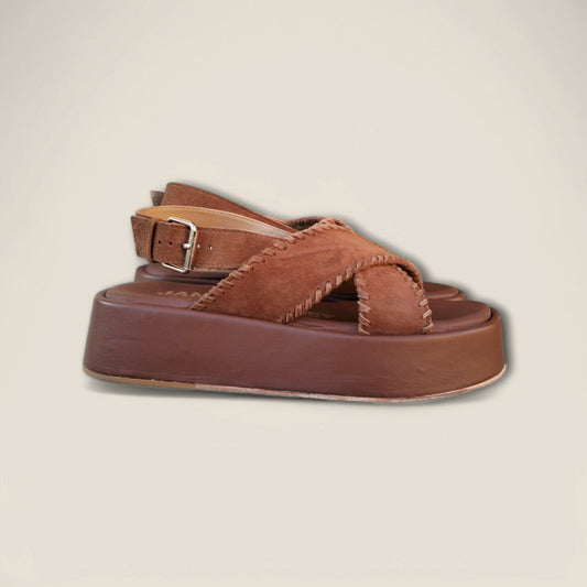 SANDALO INCROCIO SUEDE JANET & JANET