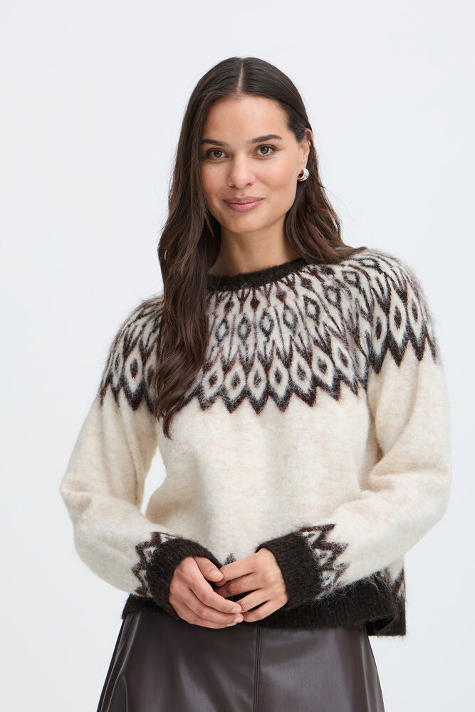 MAGLIA NORVEGESE BIRCH JAVA FAIR ISLAND BYMILOU B.YOUNG