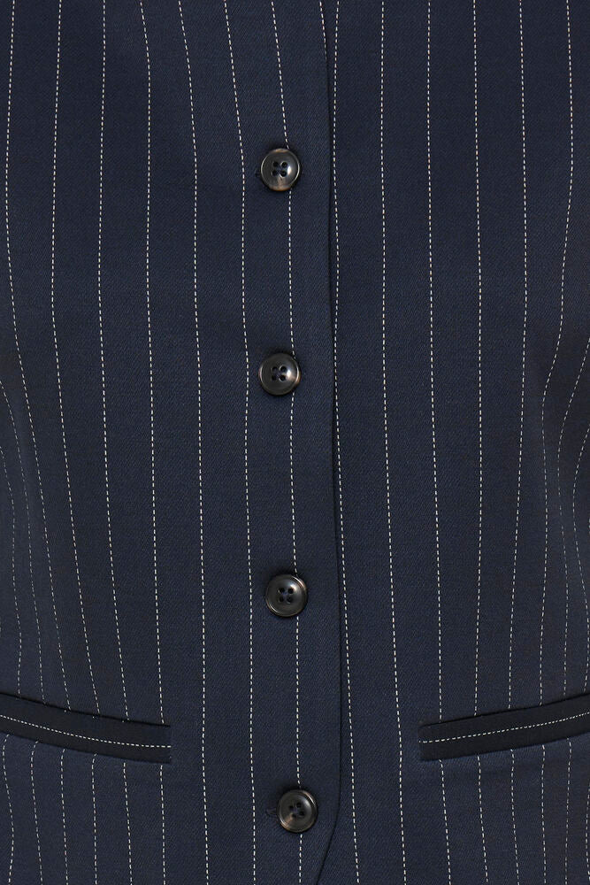 GILET GESSATO BLU BYROWAN B.YOUNG