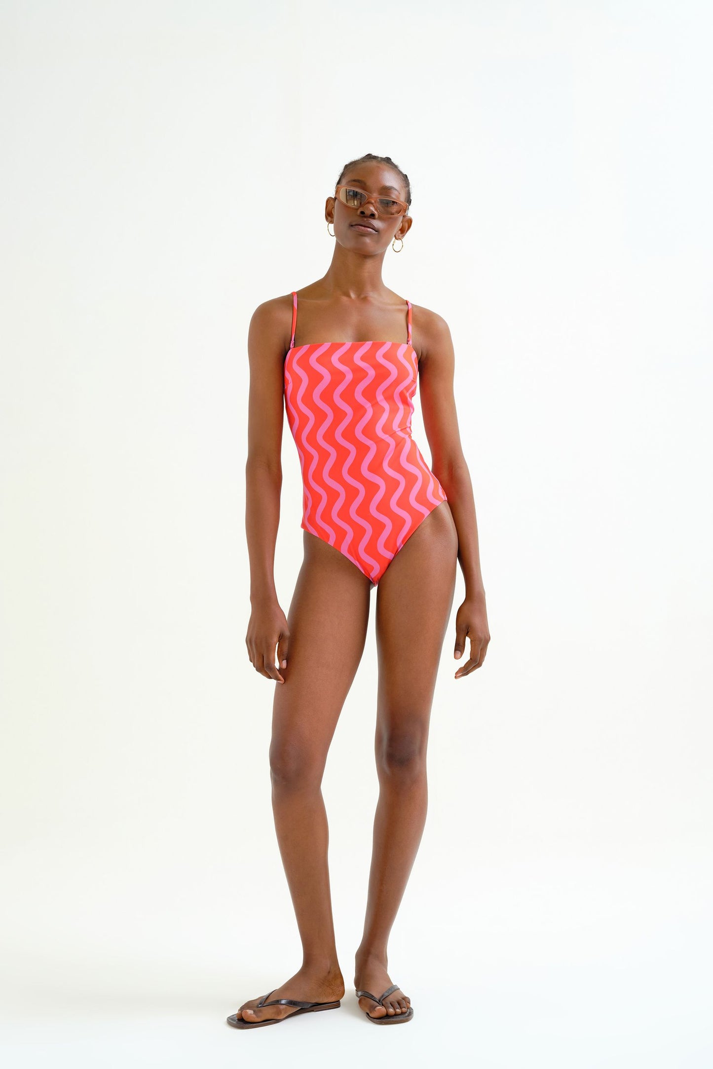 COSTUME DA BAGNO WAWE RED & PINK