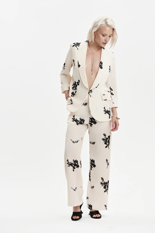 GIACCA STAMPA FLOREALE WHITE