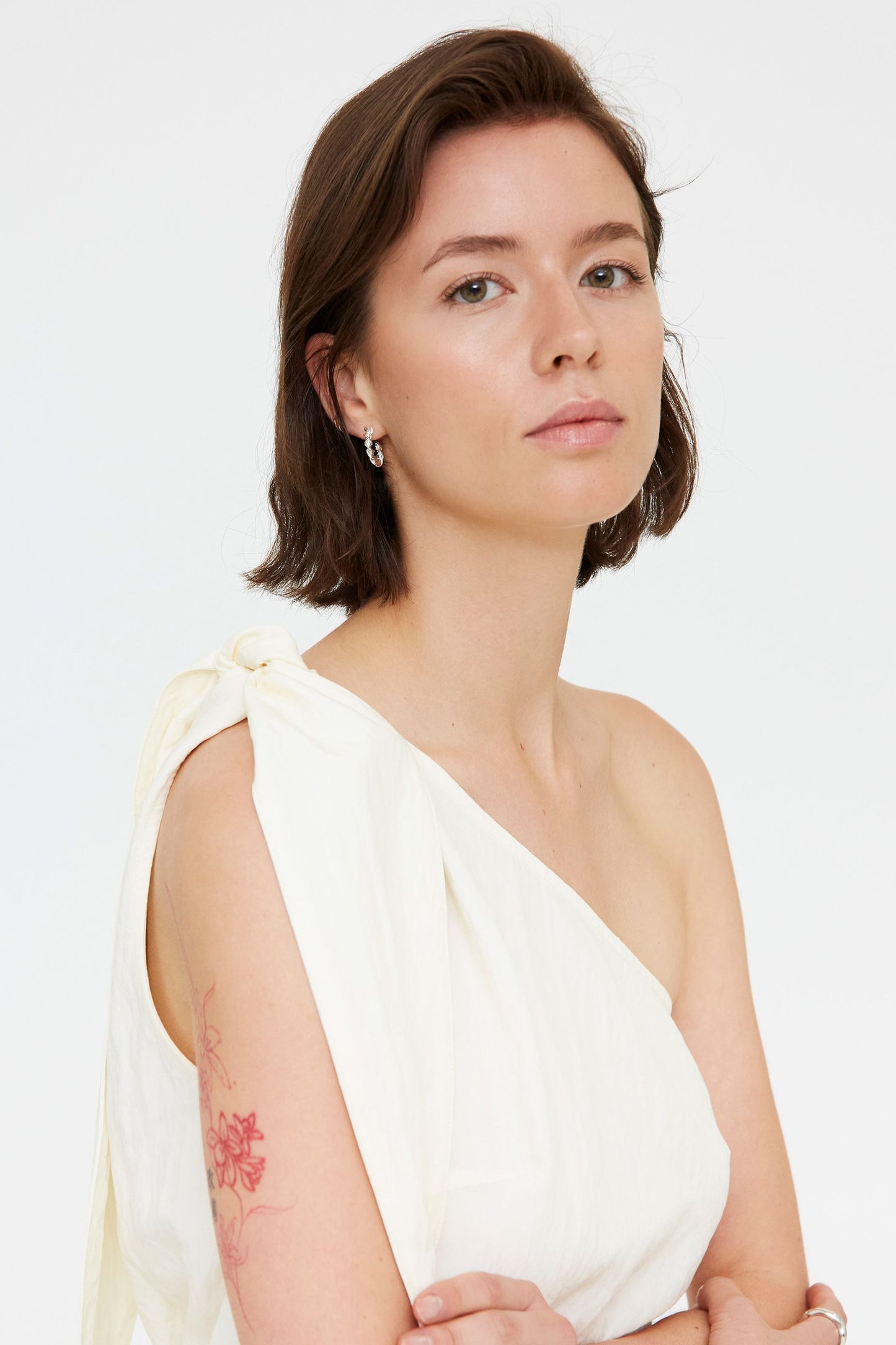 TOP BIANCO ASIMMETRICO COMPANIA FANTATICA