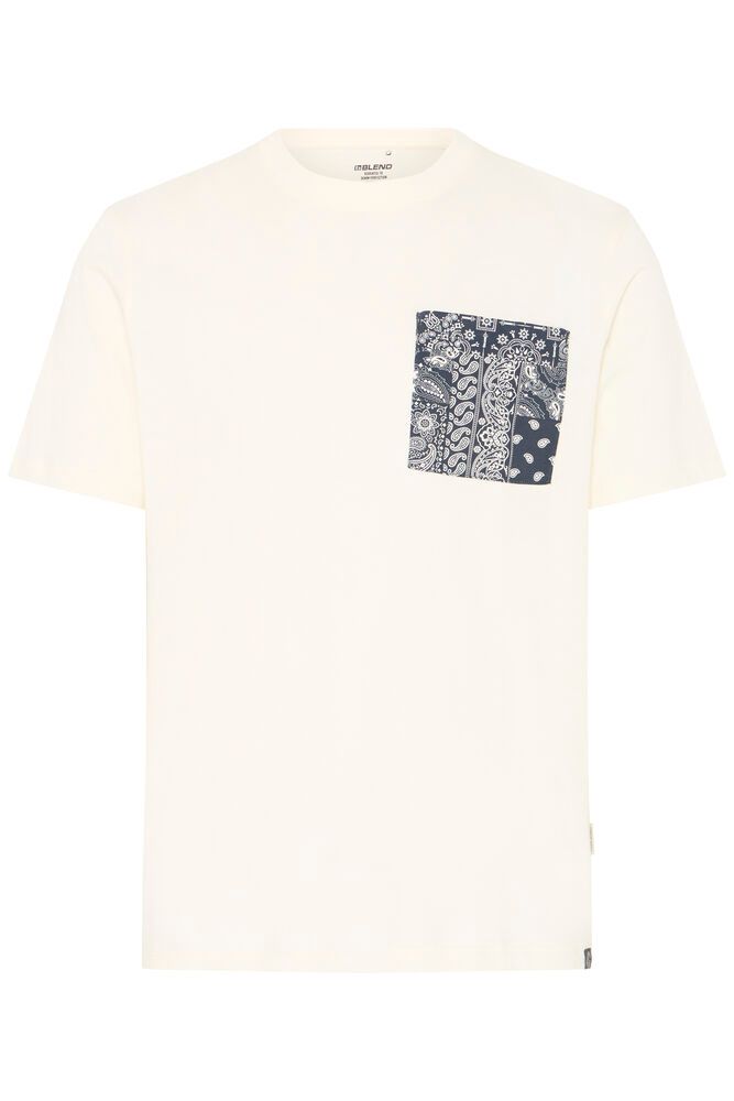 BHKALEB PRINTED POCKET S/S TEE BLEND HE