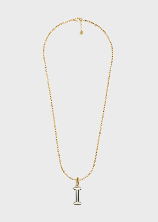 COLLANA LETTERING SMALL I ORO/ARGENTO NALÌ