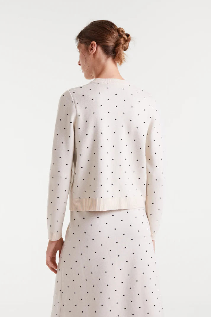 CARDIGAN MINI POIS NERI COMPANIA FANTASTICA