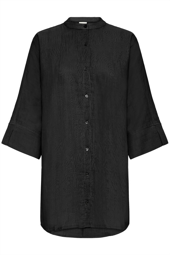 CAMICIA IAFOXA MANICA 3/4 BLACK ICHI