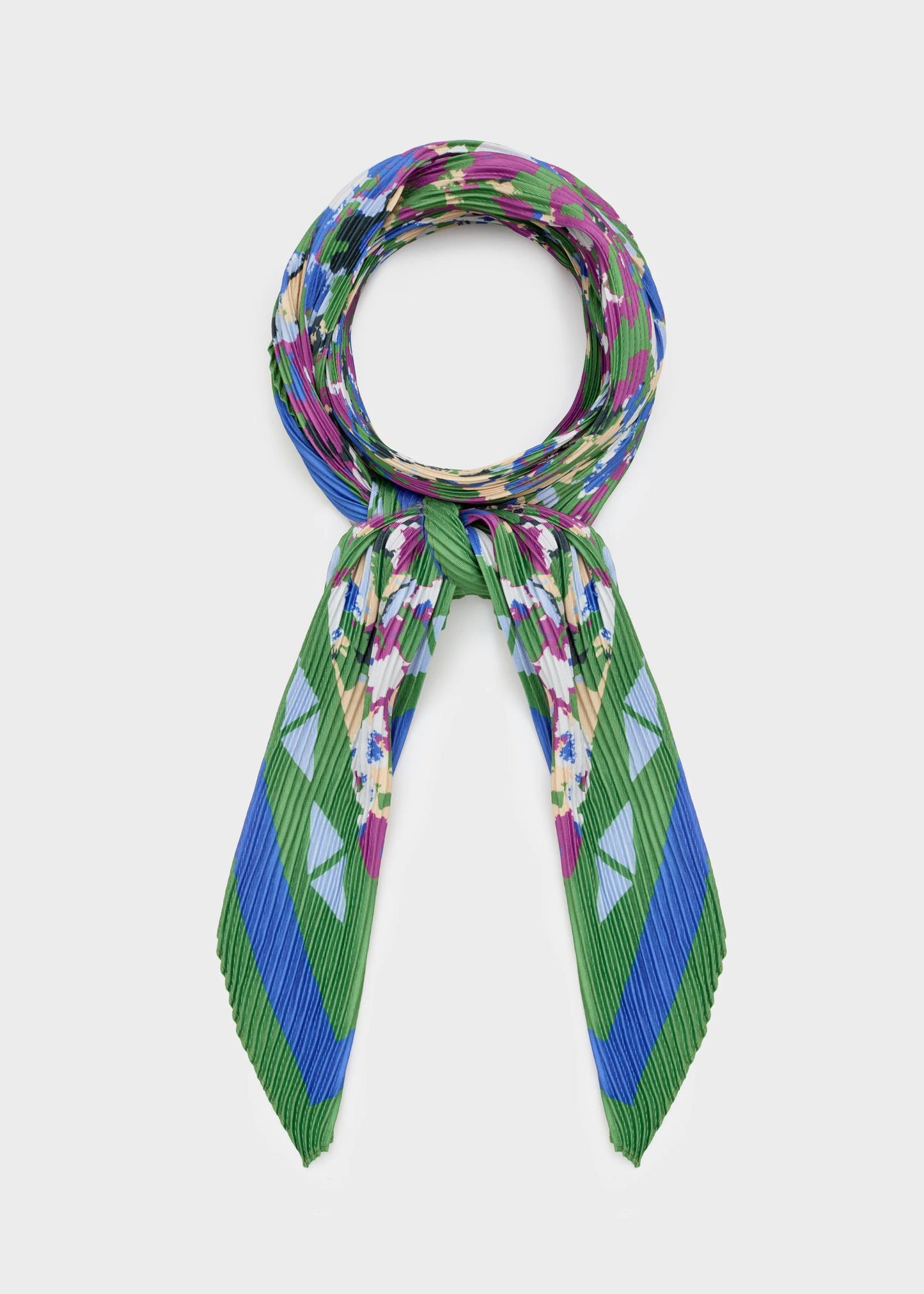 FOULARD AMPIO PLISSE' VERDE NALÍ