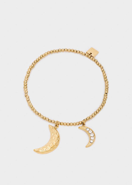 BRACCIALE LUNE ACC. INO. PLA. ORO 14KT NALÌ