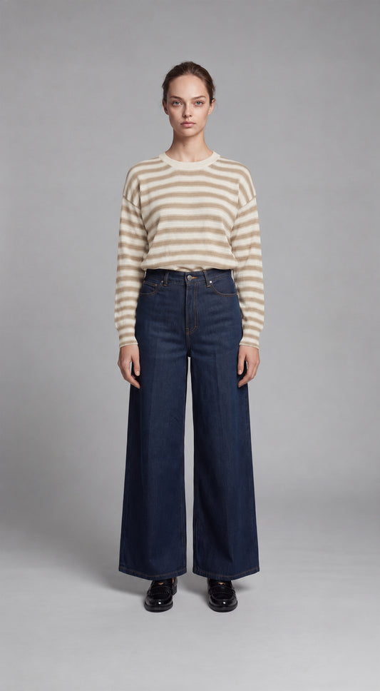 PARICOLLO COTONE CASHMERE RIGA PANNA CROCHÈ
