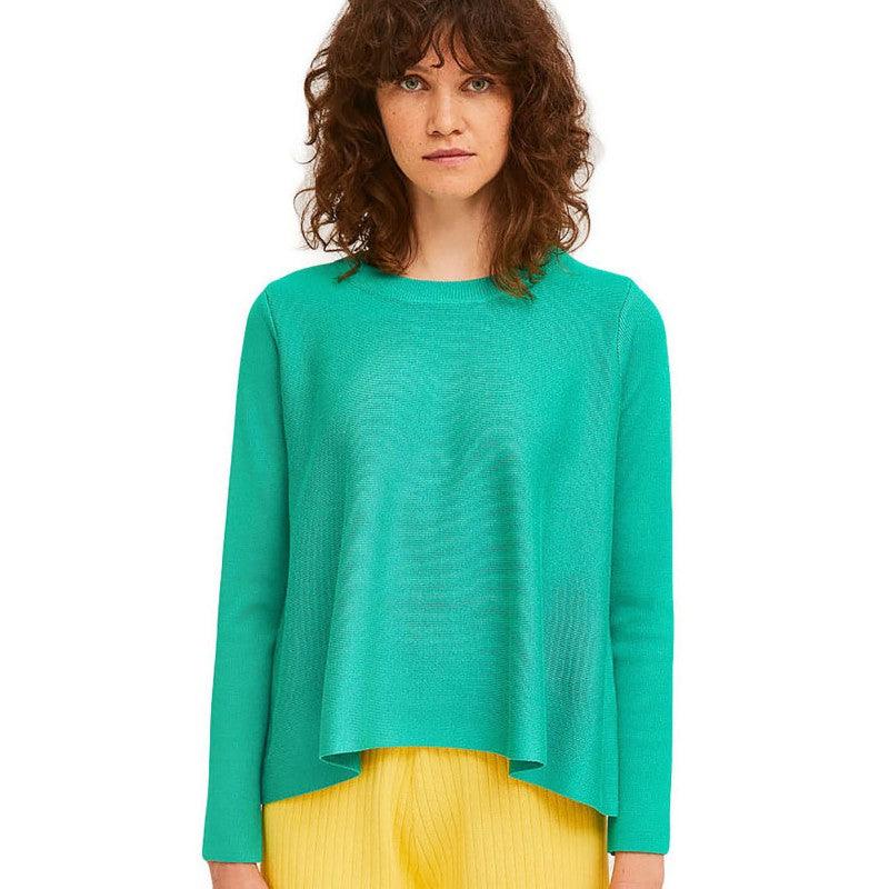 MAGLIONE SVASATO VERDE COMPANIA FANTASTIA - Sartoria Reverberi 